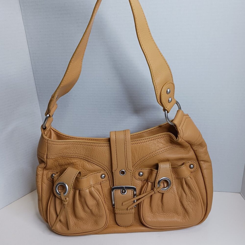 Wilsons Leather Y2K HOBO Tan Leather Shoulder Bag